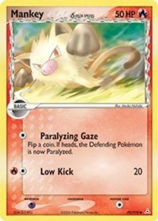 Mankey (Delta Species) 070/110  Holon Phantoms - Common