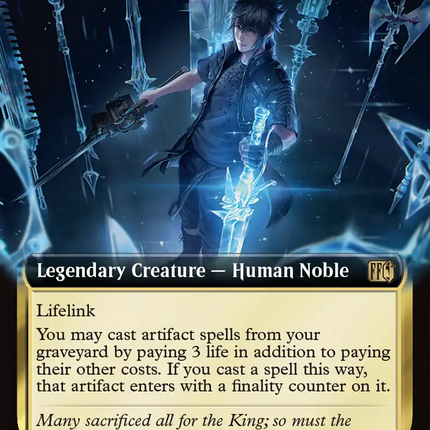 Noctis, Prince of Lucis (FIN-500) - FINAL FANTASY: (Extended Art) Foil