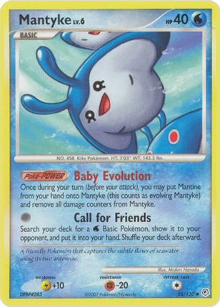 Mantyke 055/130  Diamond and Pearl - Uncommon