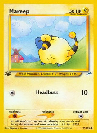 Mareep 075/105  - Unlimited Neo Destiny - Common