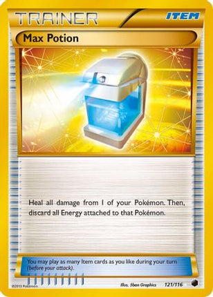 Max Potion (121 Secret Rare) 121  - Holofoil Plasma Freeze - Secret Rare