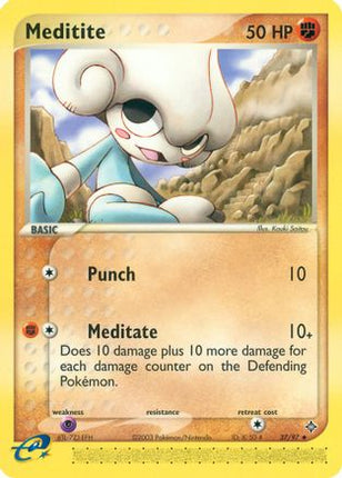 Meditite/97  - Reverse Holofoil Dragon - Uncommon