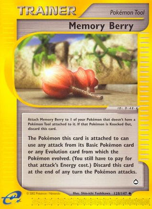 Memory Berry/147  - Reverse Holofoil Aquapolis - Uncommon