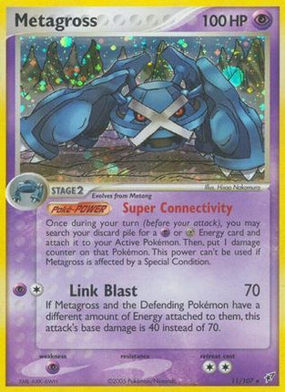 Metagross 011  - Reverse Holofoil Deoxys - Holo Rare