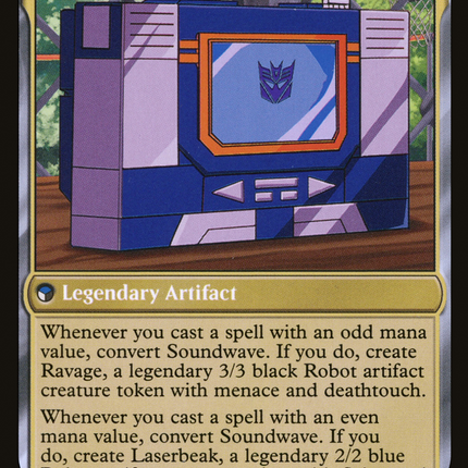 Soundwave, Sonic Spy // Soundwave, Superior Captain (BOT-014) - Transformers: (convertdfc)