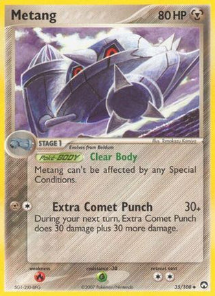 Metang 035  - Reverse Holofoil Power Keepers - Uncommon