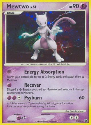 Mewtwo 009  - Reverse Holofoil Majestic Dawn - Holo Rare