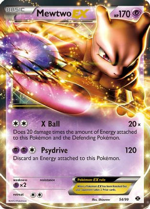 Mewtwo EX 054/99  - Holofoil Next Destinies - Ultra Rare