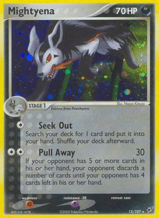 Mightyena 012  Deoxys - Holo Rare
