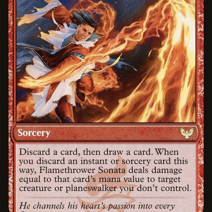Torrent Sculptor // Flamethrower Sonata (STX-159) - Strixhaven: School of Mages Foil