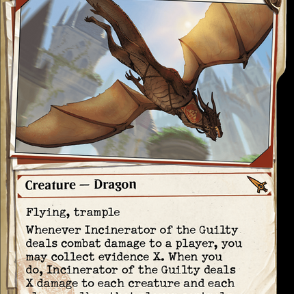 Incinerator of the Guilty (MKM-349) - Murders at Karlov Manor: (Showcase) Foil