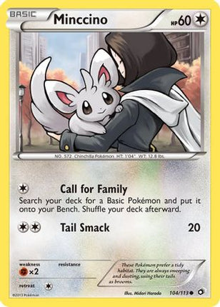 Minccino 104/113  Legendary Treasures - Common