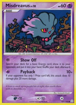 Misdreavus/146  - Reverse Holofoil Legends Awakened - Common