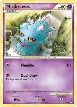 Misdreavus/95  - Reverse Holofoil Call of Legends - Common