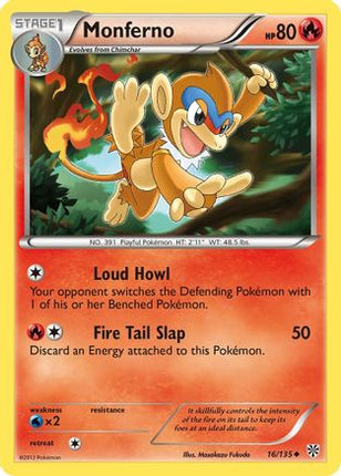 Monferno/135  Plasma Storm - Uncommon