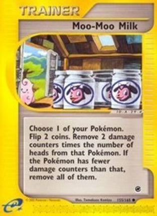 Moo-Moo Milk 155/165  - Reverse Holofoil Expedition - Common