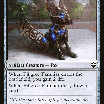 Filigree Familiar (CMR-308) - Commander Legends Foil