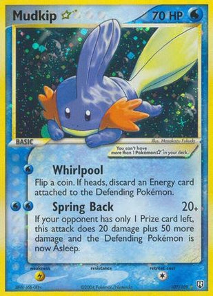 Mudkip Star 107  Team Rocket Returns - Ultra Rare