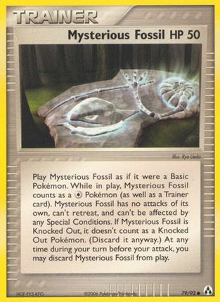 Mysterious Fossil/92  Legend Maker - Common