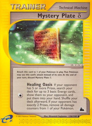 Mystery Plate Delta 136  Skyridge - Uncommon