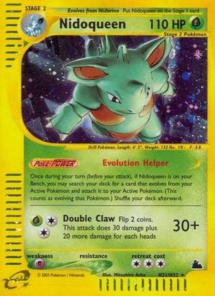 Nidoqueen (H21) H21  - Holofoil Skyridge - Holo Rare