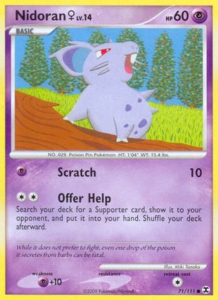 Nidoran F/111  Rising Rivals - Common