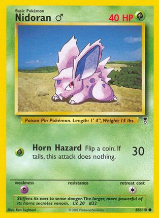 Nidoran M 083  Legendary Collection - Common