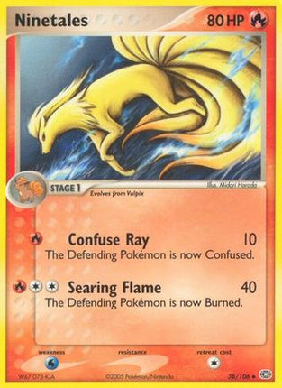 Ninetales 038  Emerald - Uncommon