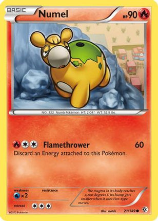 Numel 021/149  - Reverse Holofoil Boundaries Crossed - Common