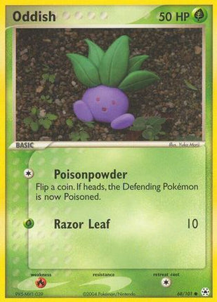 Oddish 068/101  - Reverse Holofoil Hidden Legends - Common