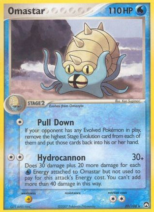 Omastar/108  - Reverse Holofoil Power Keepers - Rare