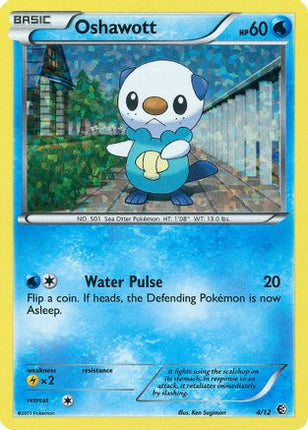 Oshawott - 4/12/012  - Holofoil McDonalds Promos 2011 - Promo