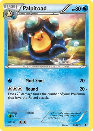 Palpitoad/101  - Reverse Holofoil Noble Victories - Uncommon