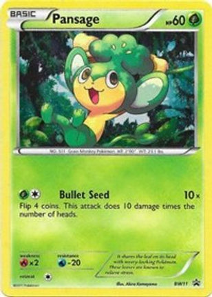 Pansage - BW11/101  - Holofoil Black and White Promos - Promo