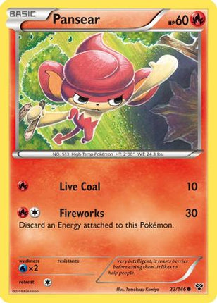 Pansear 022/146  XY Base Set - Common