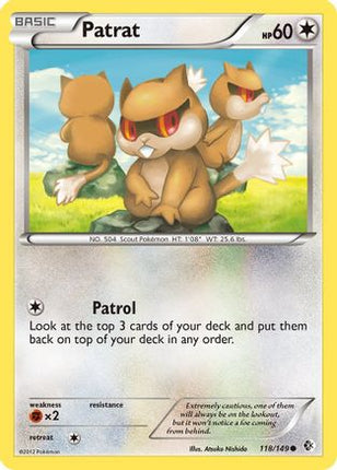 Patrat/149  - Reverse Holofoil Boundaries Crossed - Common