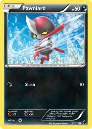 Pawniard (71)/116  - Reverse Holofoil Plasma Freeze - Common