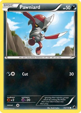Pawniard (72)/116  - Reverse Holofoil Plasma Freeze - Common