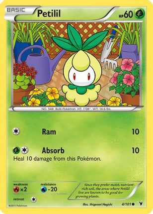 Petilil/101  - Reverse Holofoil Noble Victories - Common