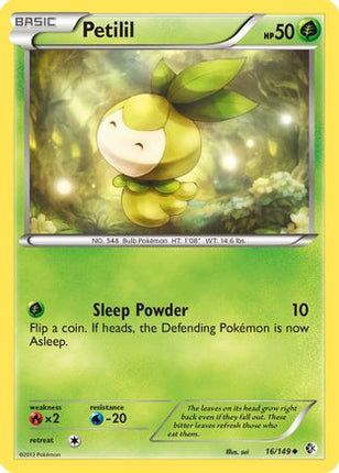 Petilil/149  - Reverse Holofoil Boundaries Crossed - Common