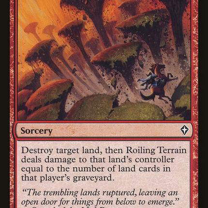 Roiling Terrain (WWK-088) - Worldwake Foil