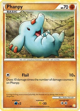 Phanpy 077/123  HeartGold SoulSilver - Common