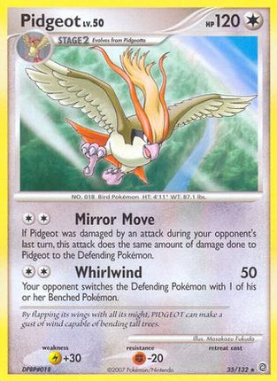 Pidgeot/132  Secret Wonders - Rare