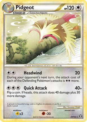 Pidgeot/102  Triumphant - Rare
