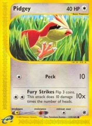 Pidgey 123  Expedition - Common