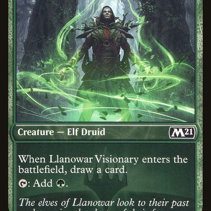 Llanowar Visionary (PPM21-397) - Core Set 2021