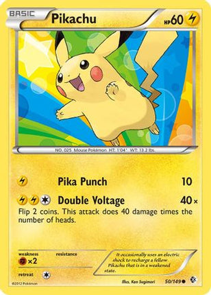 Pikachu 050/149  Boundaries Crossed - Common