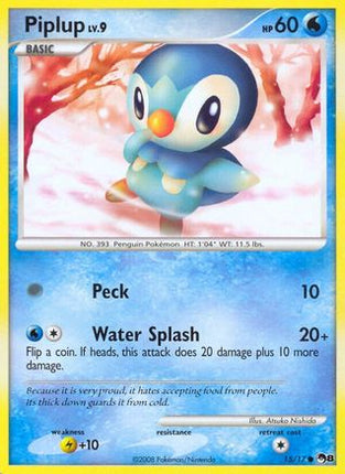 Piplup 015/017  POP Series 8 - Common