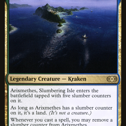 Arixmethes, Slumbering Isle (2XM-189) - Double Masters Foil