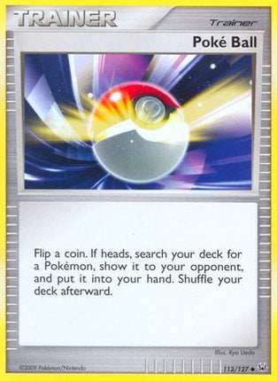 Poke Ball/127  - Reverse Holofoil Platinum - Uncommon